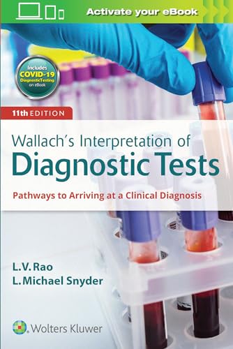 Book cover for "Wallach's Interpretation of Diagnostic Tests," 11th edition.