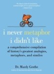 Book cover with a fish riding a bicycle, titled "I Never Metaphor I Didn't Like".