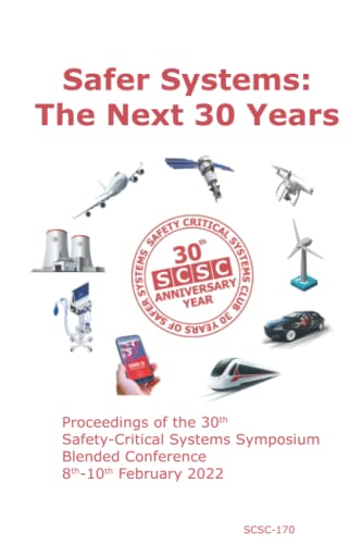 Book cover: "Safer Systems: The Next 30 Years" with images of technology.