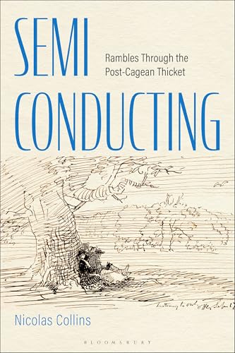Book cover: "Semi-Conducting" with sketched trees and author name below.