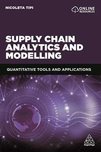 Book cover: "Supply Chain Analytics and Modelling" with a digital globe.