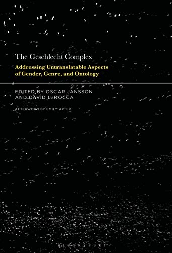 Black book cover with white text: "The Geschlecht Complex" and editor names.