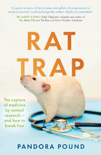 Book cover featuring a white rat with a stethoscope, titled "Rat Trap".