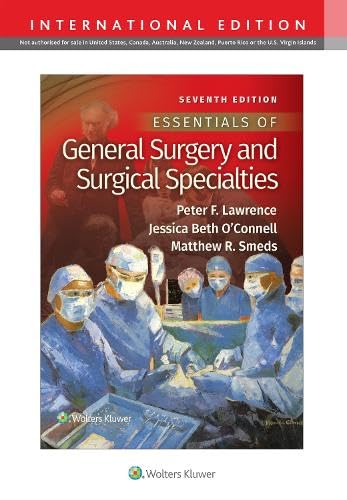 Book cover: "Essentials of General Surgery and Surgical Specialties," seventh edition.