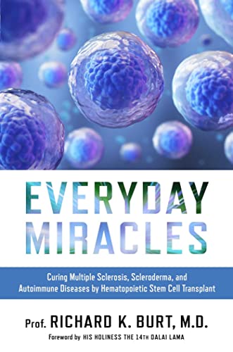 Book cover with microscopic cells and title “Everyday Miracles.”