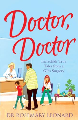 Book cover: "Doctor, Doctor" with illustration of a doctor’s waiting room.