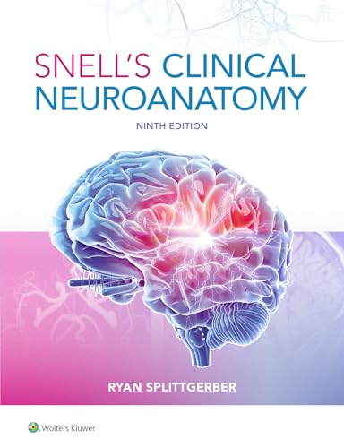 Book cover: "Snell's Clinical Neuroanatomy," ninth edition, with brain illustration.