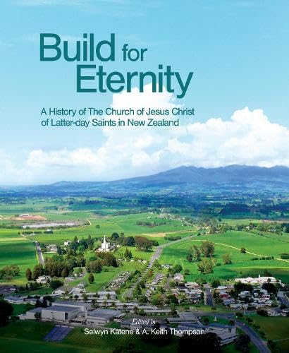 Book cover: "Build for Eternity" with a New Zealand landscape background.