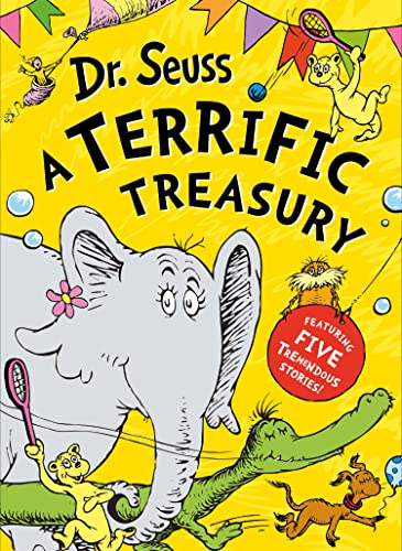 Dr. Seuss book cover featuring Horton, an elephant, and other characters.