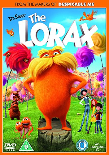 DVD cover for “The Lorax” featuring the Once-ler and Truffula trees.