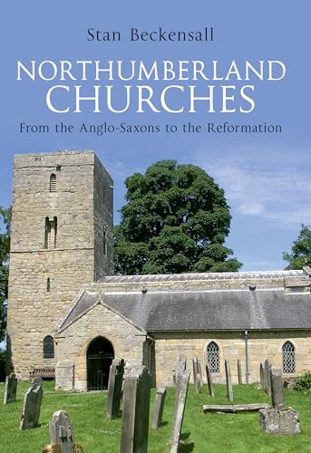 Book cover: “Northumberland Churches” featuring a stone church and graveyard.