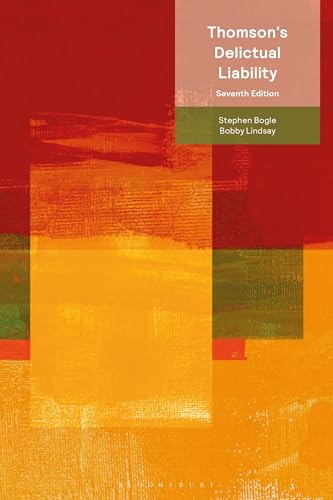 Book cover: “Thomson’s Delictual Liability,” red and yellow abstract design.