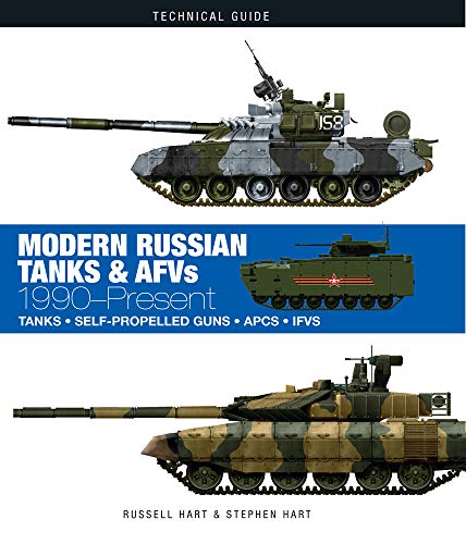 Book cover featuring modern Russian tanks and armored fighting vehicles.