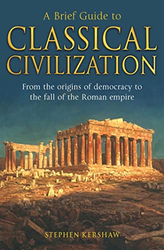Book cover: “A Brief Guide to Classical Civilization” with ancient ruins.