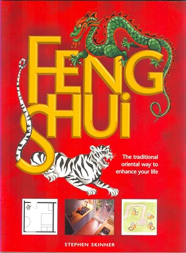Book cover: "Feng Shui" with dragon, tiger, and interior design images.