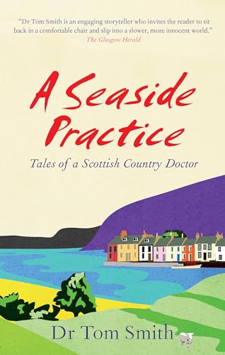 Book cover: "A Seaside Practice" with coastal illustration and author name.