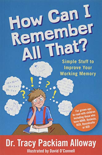 Book cover with a boy at a desk surrounded by thought bubbles.