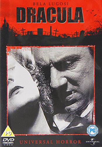 Dracula DVD cover featuring Bela Lugosi and a woman in a close embrace.