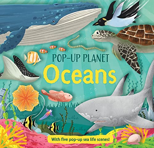 Children’s book cover featuring illustrated ocean animals and coral.