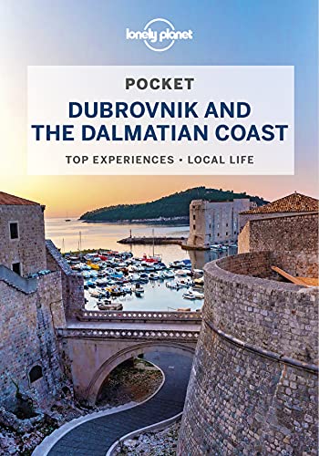 Lonely Planet travel guide cover featuring Dubrovnik’s city walls and harbor.