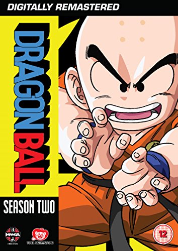 Dragon Ball Season Two DVD cover featuring a close-up of a bald character.