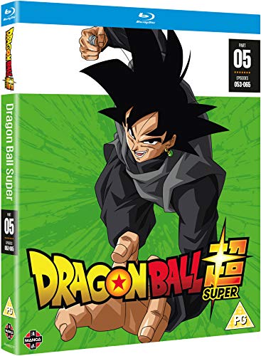 Dragon Ball Super Part 5 Blu-ray cover featuring Zamasu in action.