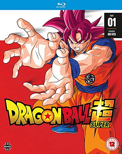 Dragon Ball Super Blu-ray cover featuring Goku in a fighting pose.