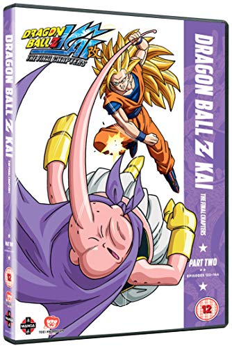 "DVD case with Dragon Ball Z Kai anime characters in combat on the cover."
