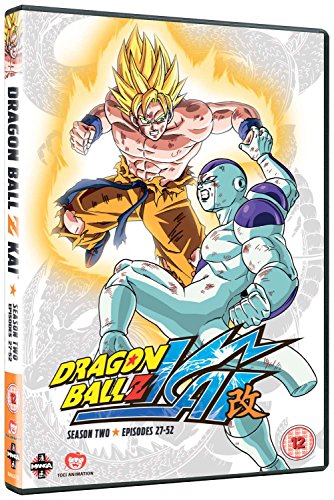Dragon Ball Z Kai Season 2 DVD cover featuring Goku and Frieza fighting.