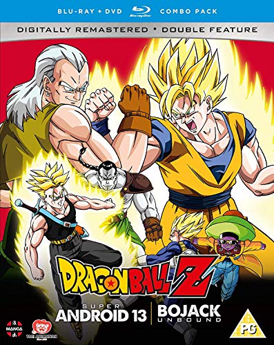 Dragon Ball Z movie collection DVD cover featuring Goku, Trunks, and various villains.