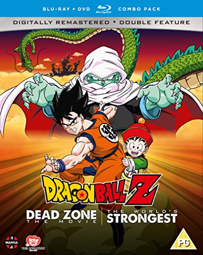 Dragon Ball Z movie collection DVD cover featuring Goku, Gohan, and Piccolo with Shenron.