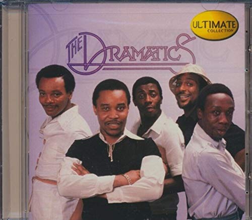 CD cover featuring a group portrait of The Dramatics, 1980s style.
