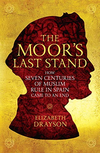 Book cover: profile silhouette in red against a textured gold background.