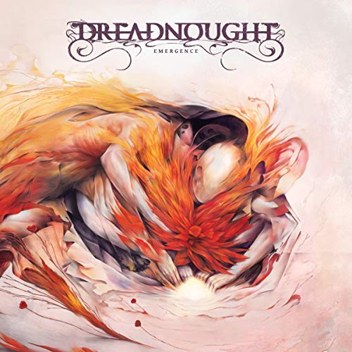 CD cover art: figure emerging from a flower-like shape, orange and white.