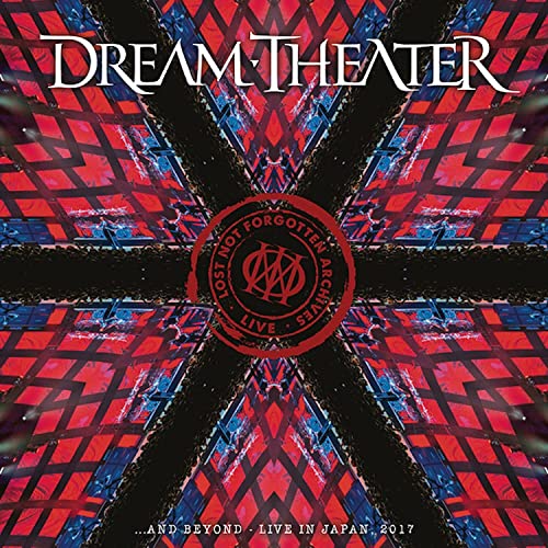 Dream Theater album cover: red and black abstract design with band logo.
