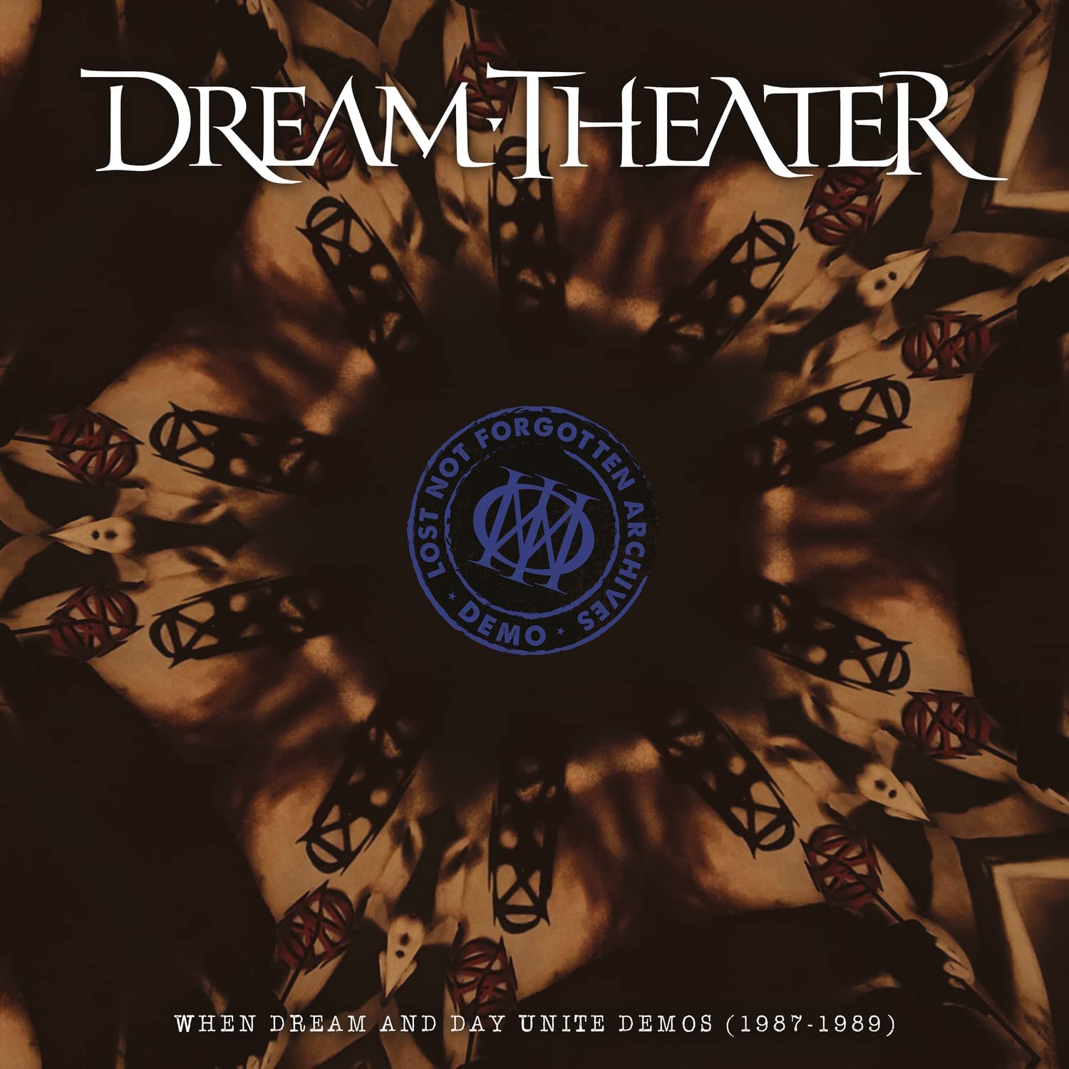Dream Theater album cover: spiral design with band logo and text.