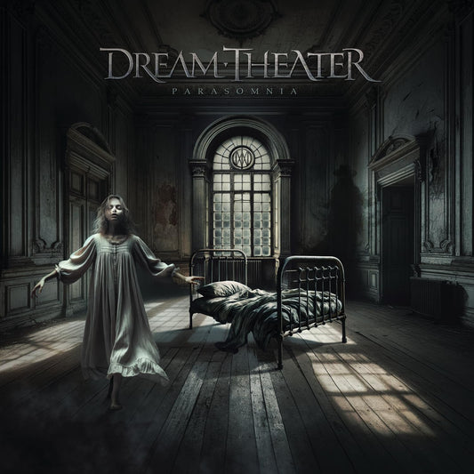 Dream Theater album cover: girl in nightgown, decaying room, ghostly figure.