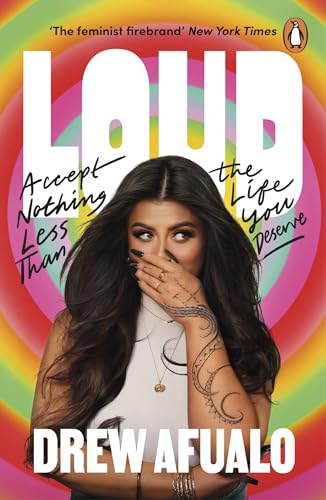 Book cover with a woman’s portrait and bold, colorful text: “Loud.”