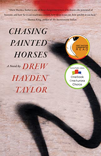 Book cover for “Chasing Painted Horses” with a dark horse silhouette.