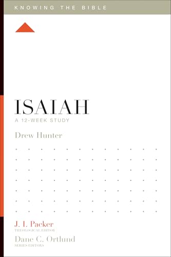 Book cover for “Isaiah: A 12-Week Study” with orange triangle detail.