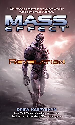 Book cover featuring a Turian character standing in a snowy, desolate landscape.