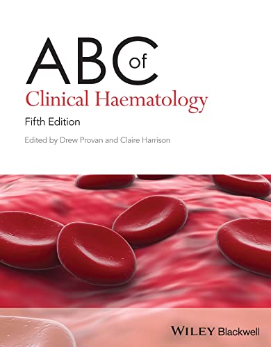 Book cover: "ABC of Clinical Haematology," fifth edition, with red blood cells.