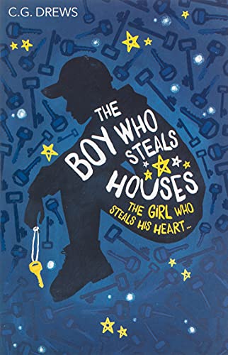 Book cover featuring a silhouette of a boy holding a key against blue keys.