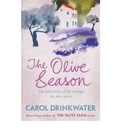 Book cover with watercolor painting of a house amongst olive trees.