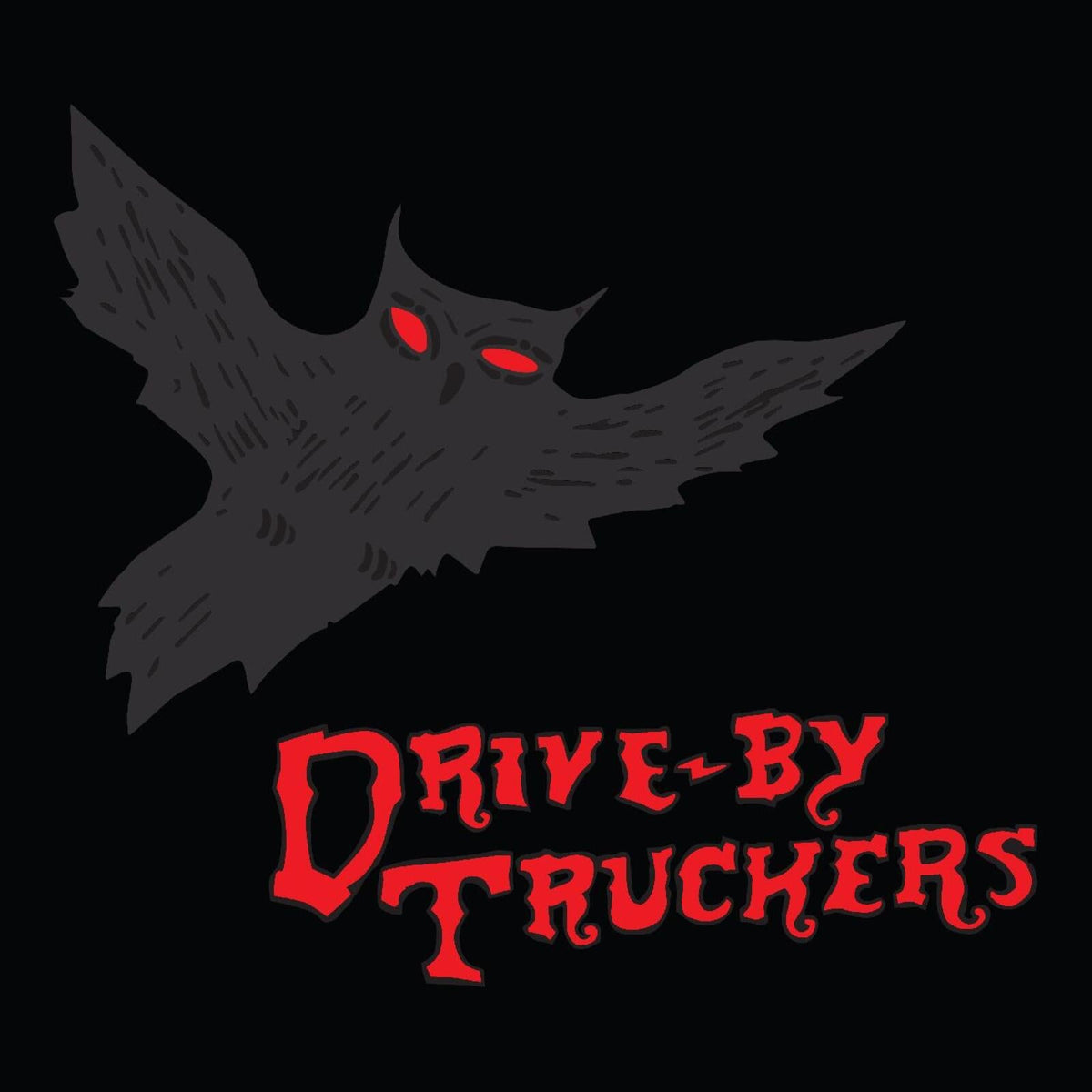 Drive-By Truckers album cover: a dark owl above red lettering.