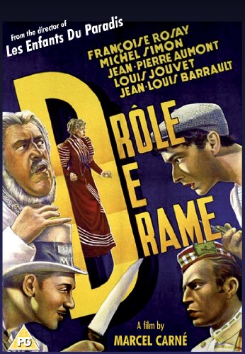 DVD cover for French film "Drôle De Drame" with character portraits.