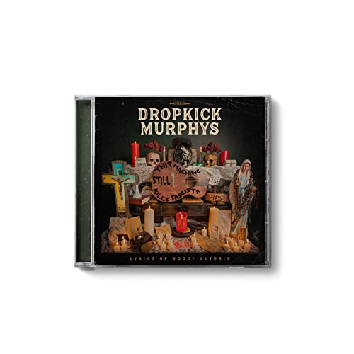 Dropkick Murphys CD cover with religious imagery and skulls in candlelight.