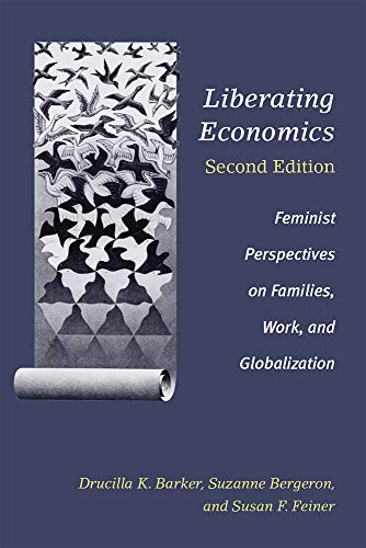 Book cover: "Liberating Economics" with a bird and geometric design.