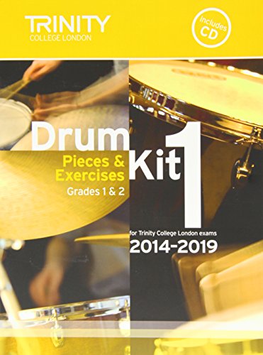 Drum Kit 1 book cover with drum and cymbal imagery, grades 1-2.