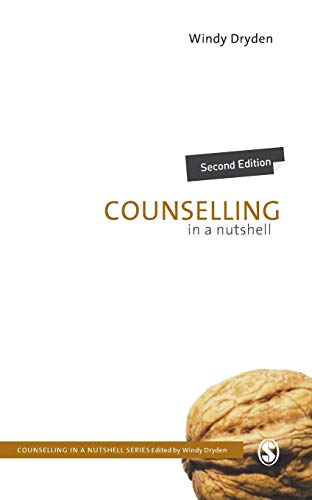 Book cover: "Counselling in a Nutshell" with a walnut image.